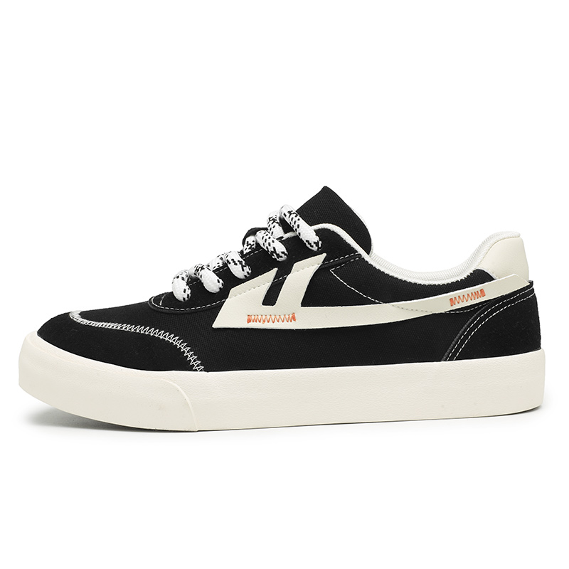 WARRIOR Износостойкие, легкие, дышащие и нескользящие мужские лоу-топ скейтборд-кроссовки - черный бежевый, цвет Black Beige
WARRIOR Износостойкие, легкие, дышащие и нескользящие мужские лоу-топ скейтборд-кроссовки - черный бежевый, цвет Black Beige