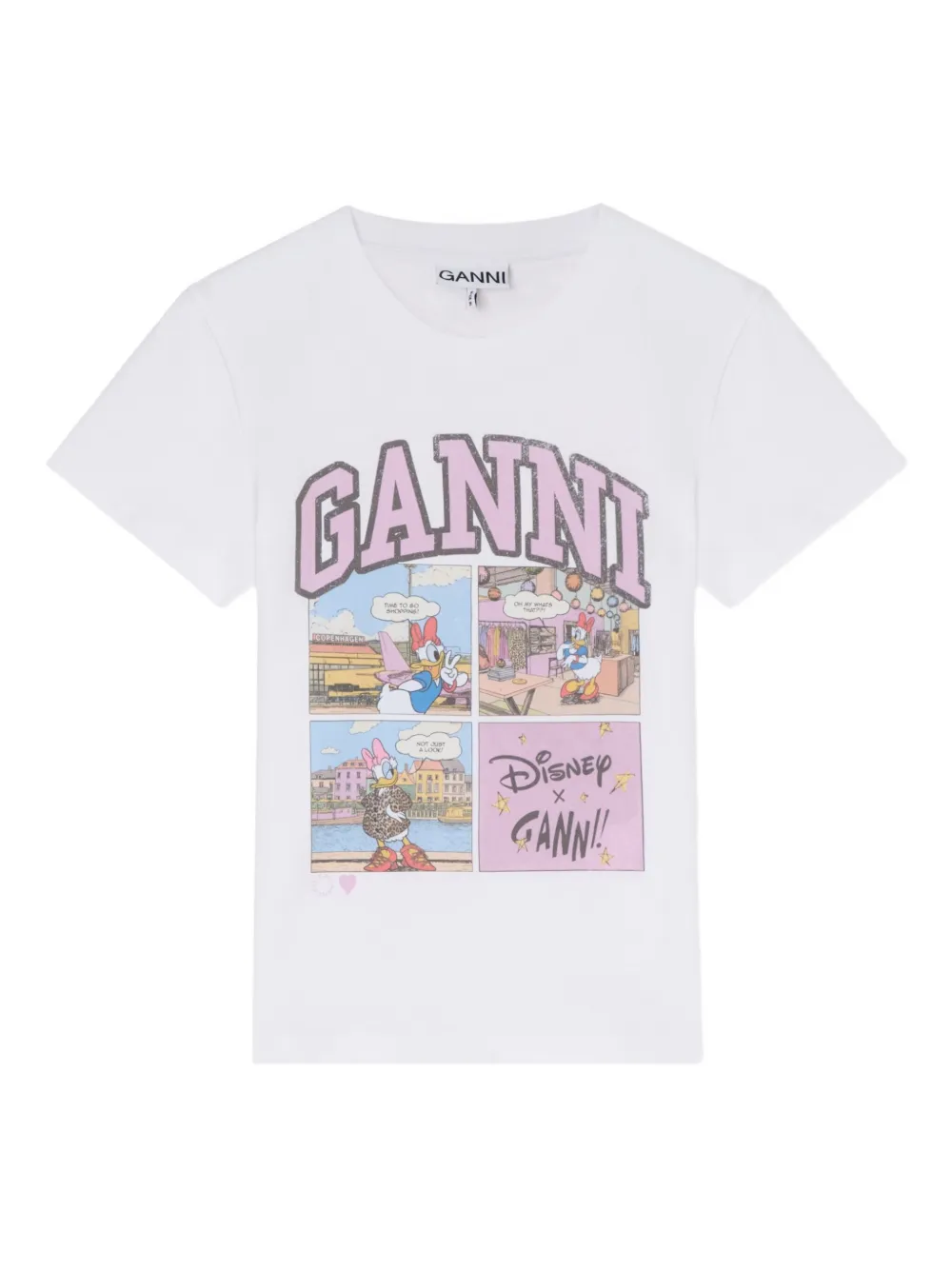 Футболка с принтом из коллаборации с Disney Ganni, белый
Футболка с принтом из коллаборации с Disney Ganni, белый
