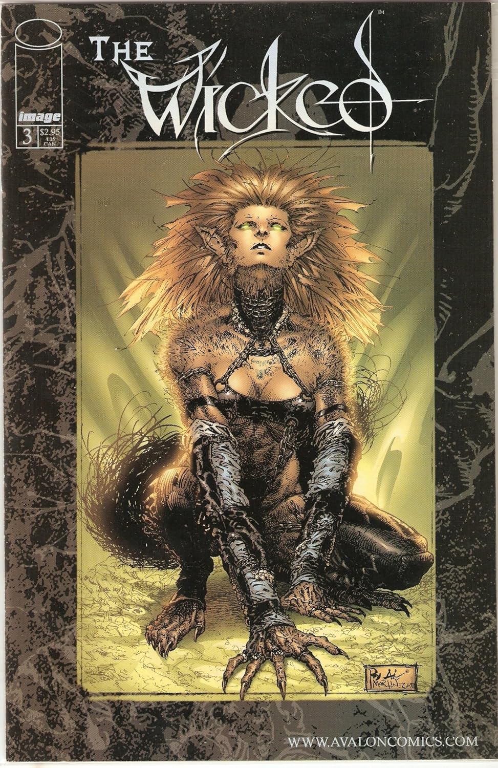 The Wicked #3 Variant Cover March 2000 (Image Comics)
The Wicked #3 Variant Cover March 2000 (Image Comics)