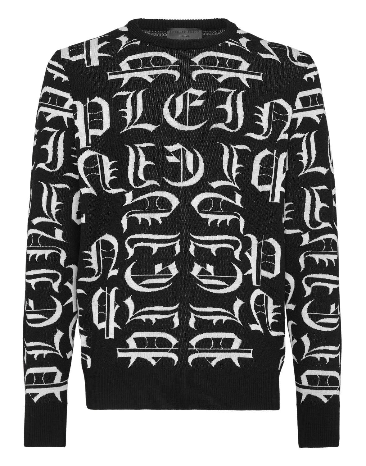 Пуловер с круглым вырезом LS Gothic Plein Philipp Plein, черный
Пуловер с круглым вырезом LS Gothic Plein Philipp Plein, черный