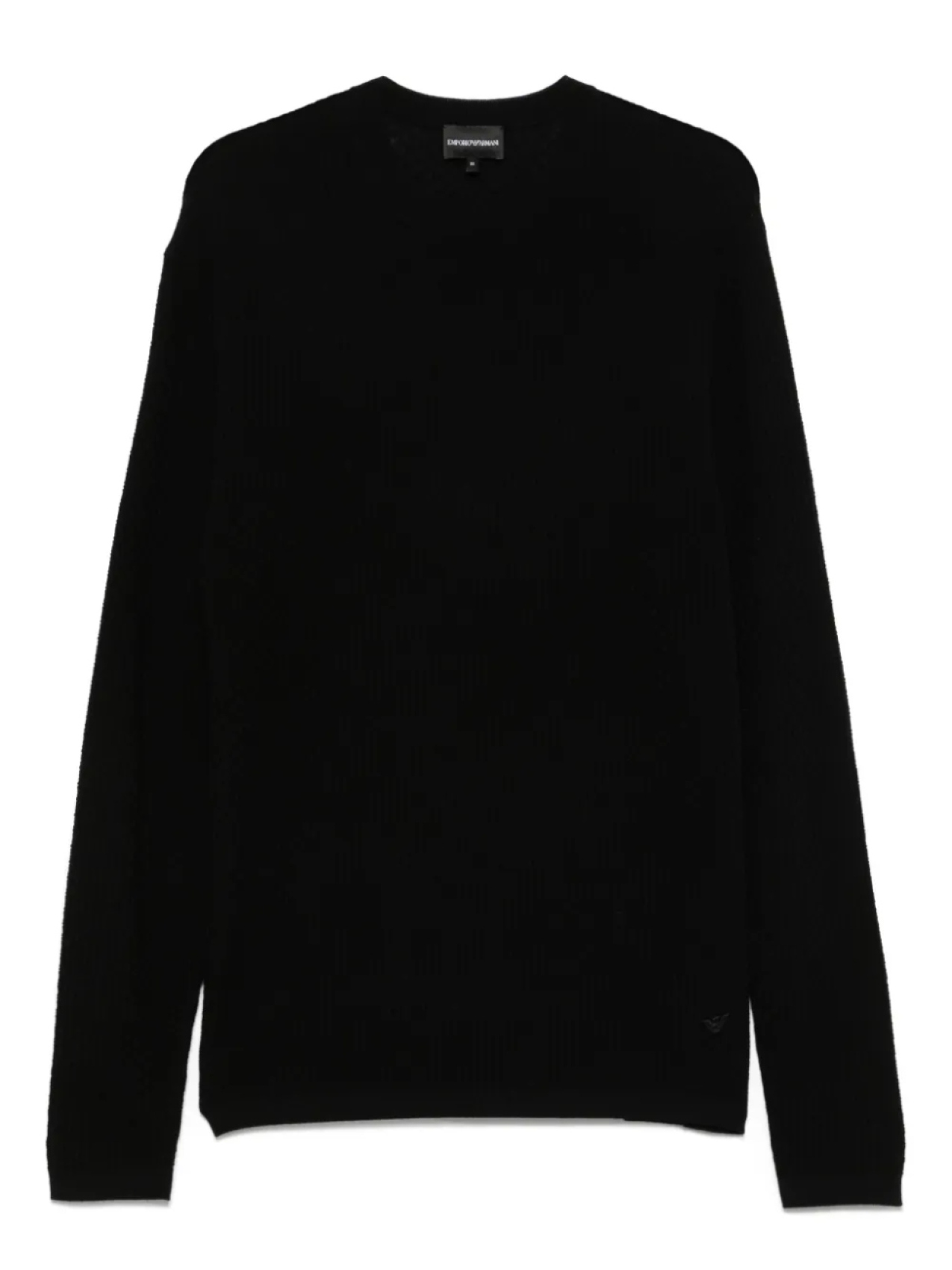 Фактурный свитер Emporio Armani, черный
Фактурный свитер Emporio Armani, черный