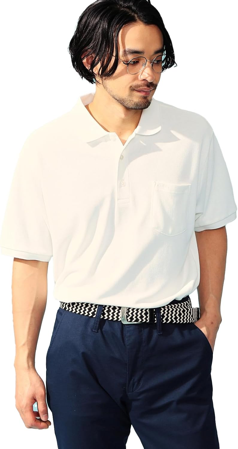 Мужская стильная рубашка-поло Edwin ET6104, с коротким рукавом, белый
Мужская стильная рубашка-поло Edwin ET6104, с коротким рукавом, белый