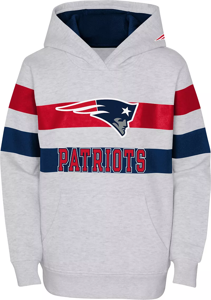 Одежда команды НФЛ Молодежный пуловер с капюшоном New England Patriots Dynamic Duo серого цвета NFL Team Apparel
Одежда команды НФЛ Молодежный пуловер с капюшоном New England Patriots Dynamic Duo серого цвета NFL Team Apparel