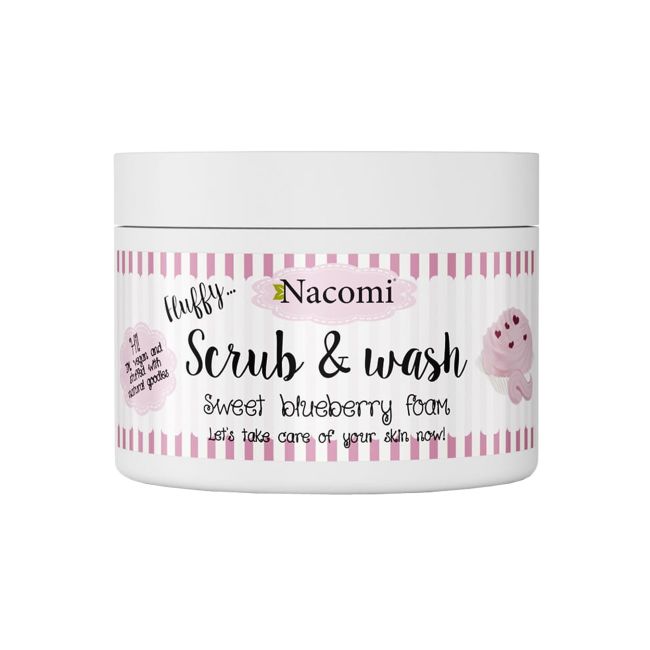Мягкий сладкий черничный скраб для тела и мытье Nacomi, 180 мл
Мягкий сладкий черничный скраб для тела и мытье Nacomi, 180 мл