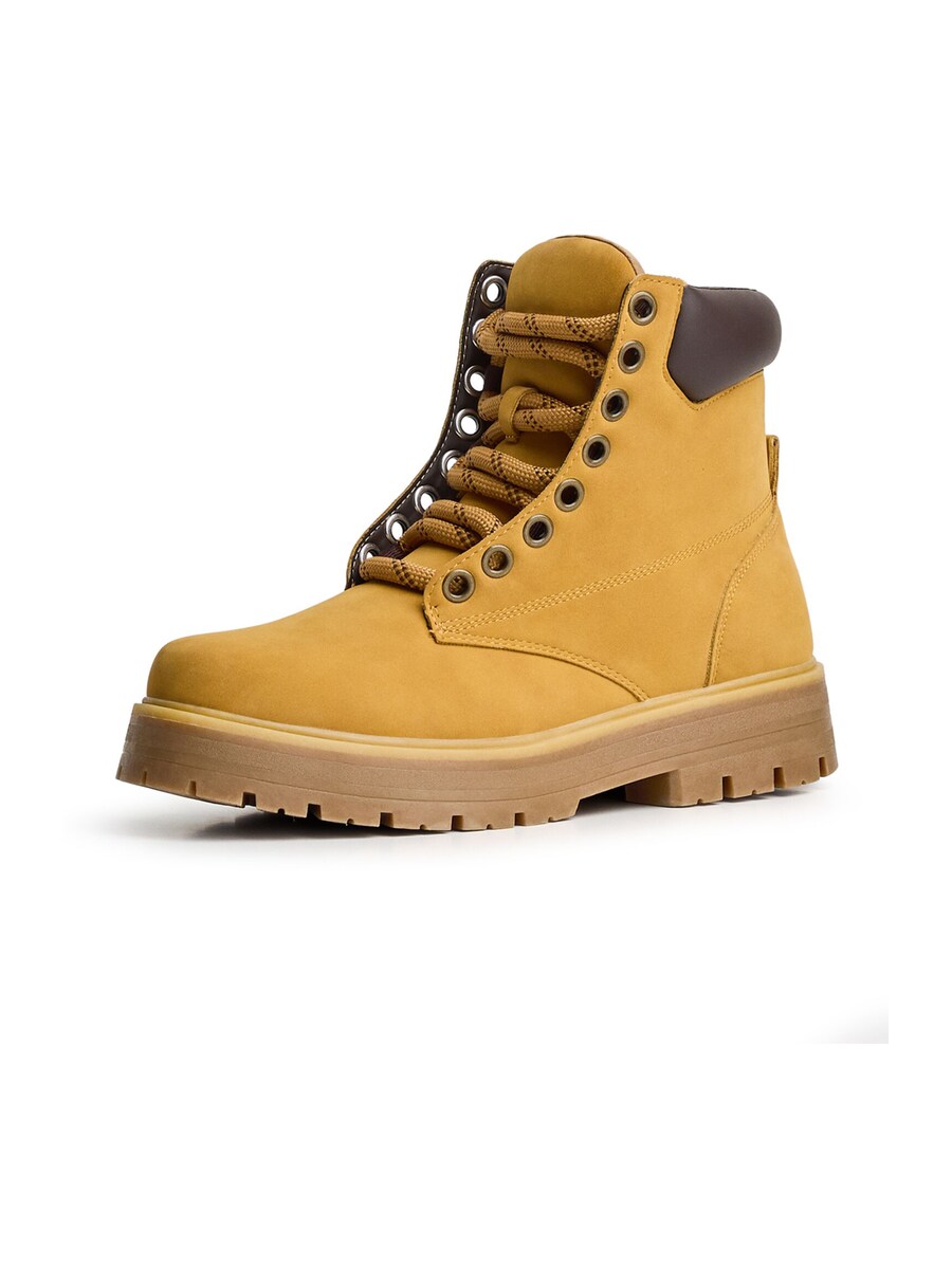 Ботинки на шнуровке Bershka, Pueblo/Dark brown
Ботинки на шнуровке Bershka, Pueblo/Dark brown