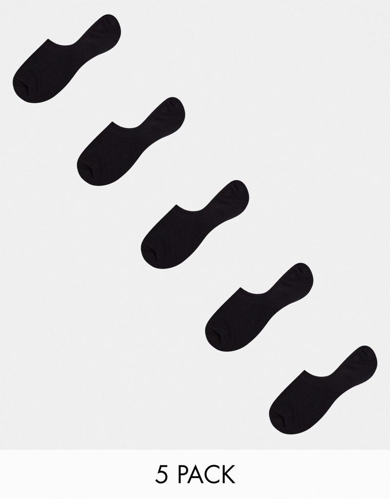 Черные невидимые носки Jack & Jones, 5 пар
Черные невидимые носки Jack & Jones, 5 пар