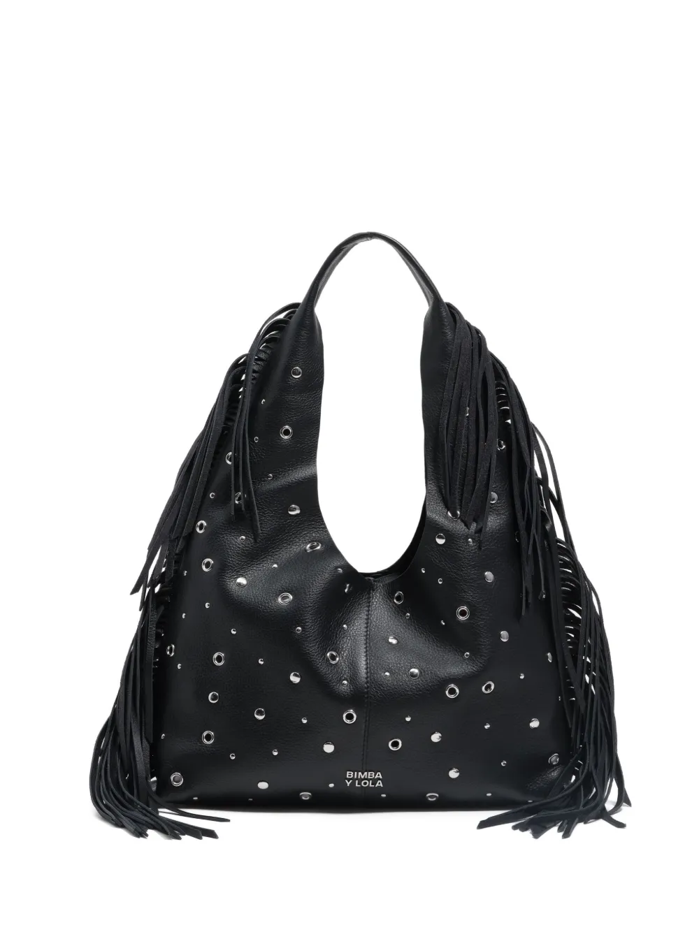Сумка на плечо с бахромой и заклепками Bimba Y Lola, черный
Сумка на плечо с бахромой и заклепками Bimba Y Lola, черный