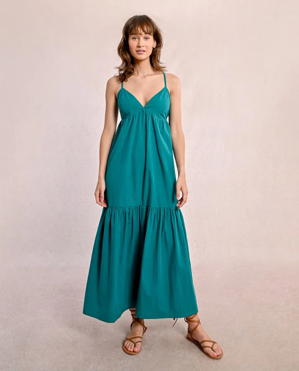 Длинное платье с перекрещивающимися бретелями на спине Molly Bracken, бирюзовый
Длинное платье с перекрещивающимися бретелями на спине Molly Bracken, бирюзовый