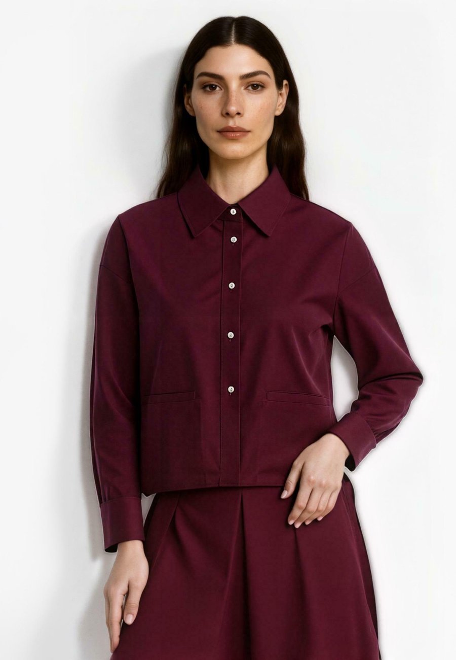 Блуза Rich & Royal Button-down blouse, Ruby Glow/Bordeaux
Блуза Rich & Royal Button-down blouse, Ruby Glow/Bordeaux