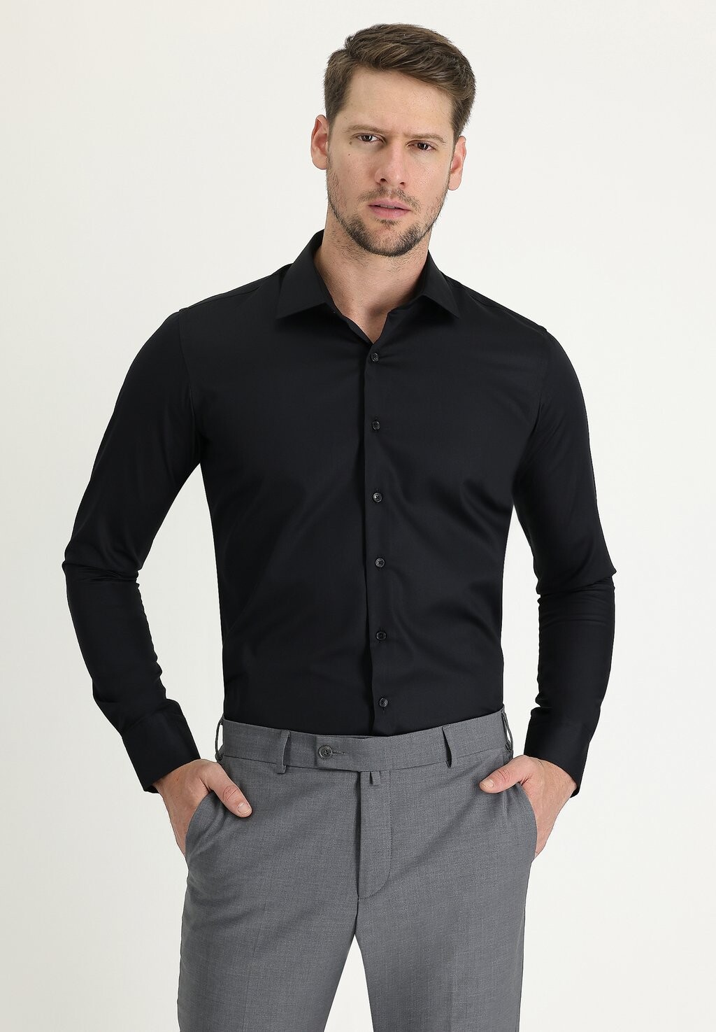 Деловая рубашка NON IRON (BUEGELFREI) SLIM FIT TALL Kigili, цвет Black
Деловая рубашка NON IRON (BUEGELFREI) SLIM FIT TALL Kigili, цвет Black