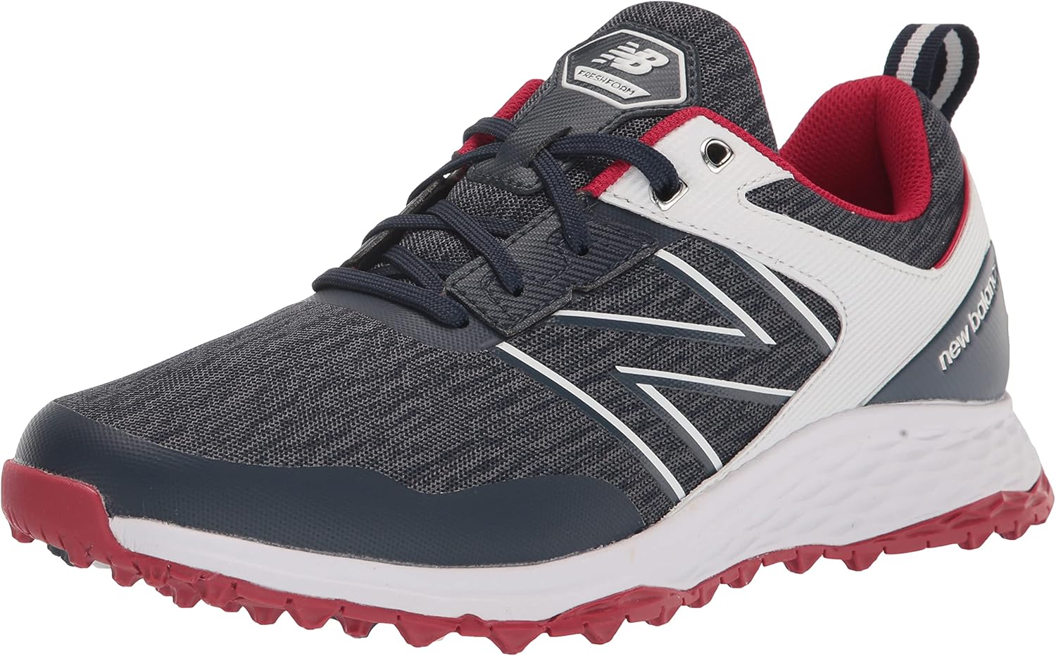 Кроссовки для гольфа New Balance Fresh Foam Contend, Navy/Red
Кроссовки для гольфа New Balance Fresh Foam Contend, Navy/Red