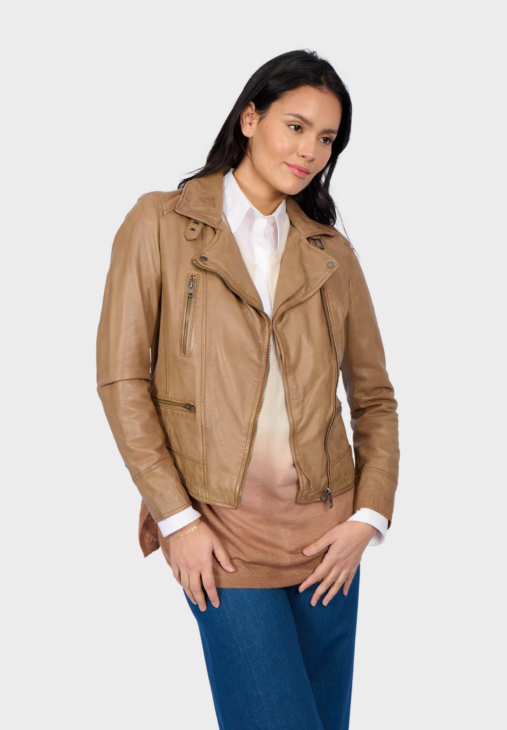 Кожаная куртка FLASH Oakwood, светло-коричневый
Кожаная куртка FLASH Oakwood, светло-коричневый