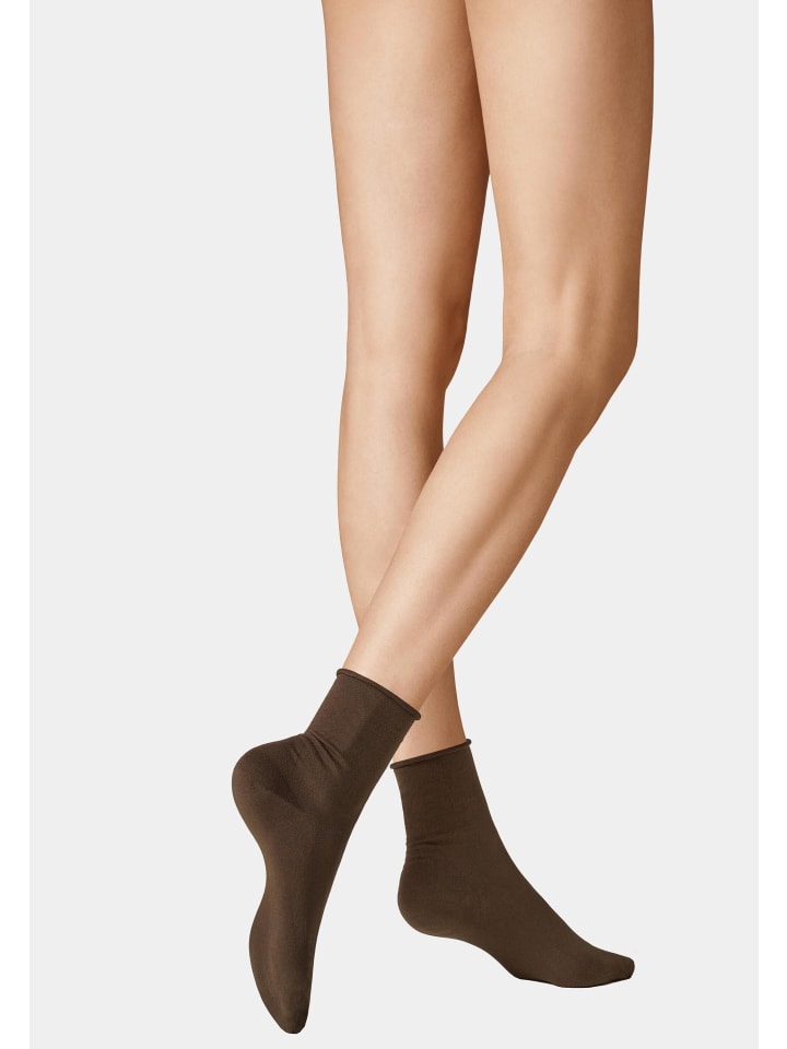 Kunert Чувственные хлопковые носки с закругленным краем, коричневого цвета
Kunert Чувственные хлопковые носки с закругленным краем, коричневого цвета