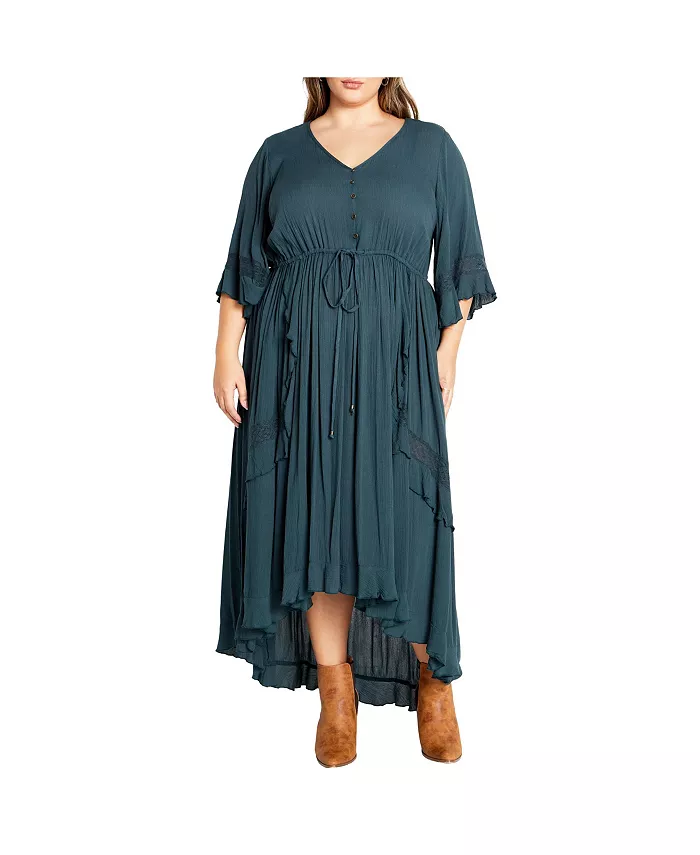 Платье Cadence больших размеров CITY CHIC, синий
Платье Cadence больших размеров CITY CHIC, синий