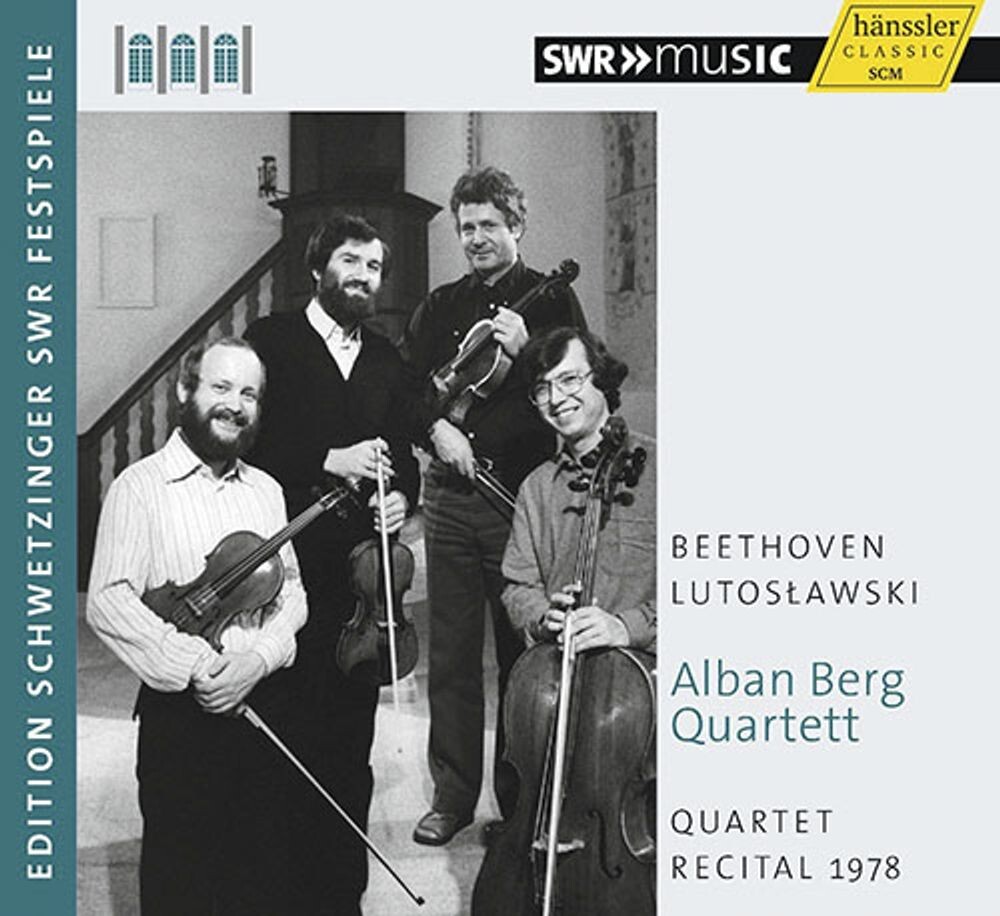 Диск CD Quartet Recital 1978 - Ludwig van Beethoven, Witold Lutoslawski, Alban Berg Quartett
Диск CD Quartet Recital 1978 - Ludwig van Beethoven, Witold Lutoslawski, Alban Berg Quartett
