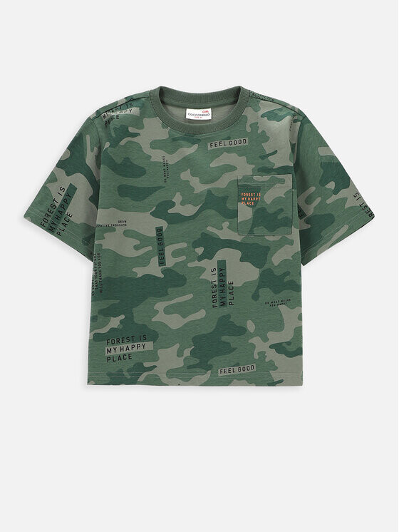 Футболка стандартного кроя Coccodrillo, зеленый
Футболка стандартного кроя Coccodrillo, зеленый