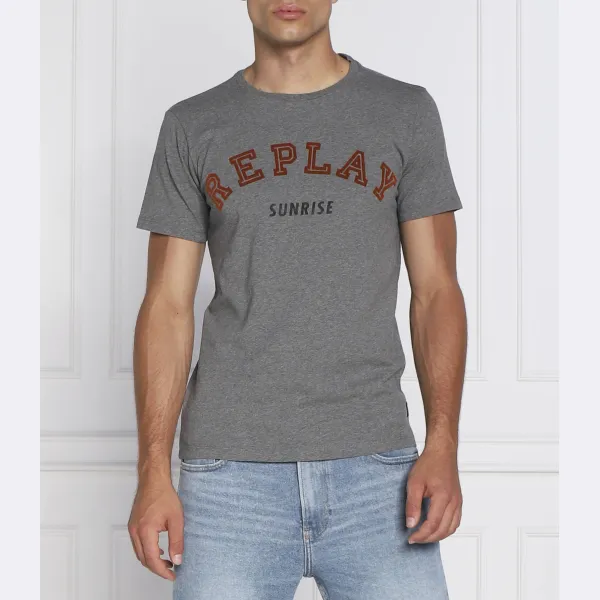 Футболка стандартного кроя Replay, серый
Футболка стандартного кроя Replay, серый