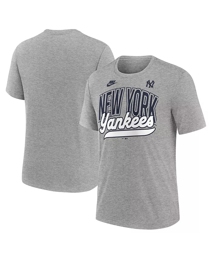 Мужская футболка Heather Gray New York Yankees Cooperstown Collection Retro Tri-Blend Nike
Мужская футболка Heather Gray New York Yankees Cooperstown Collection Retro Tri-Blend Nike