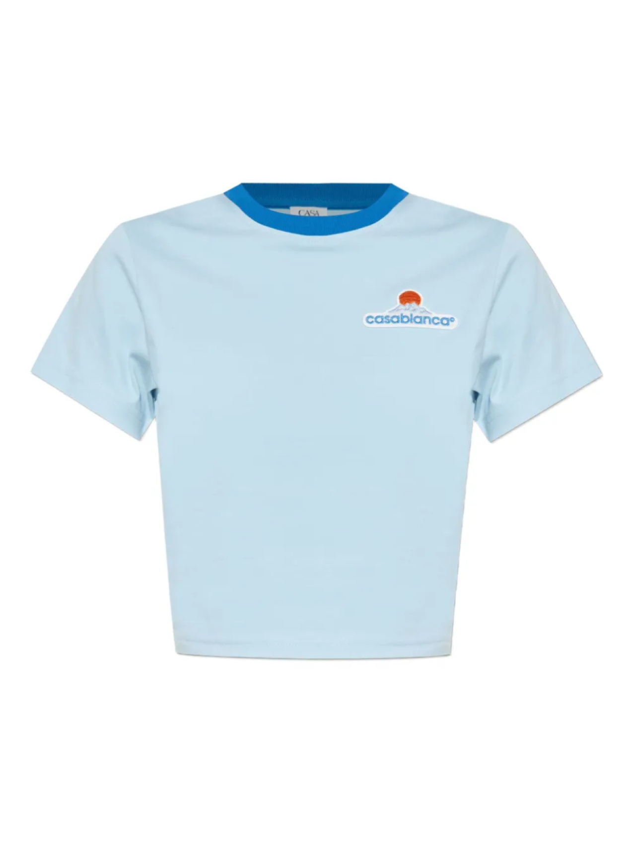 Укороченная футболка Montagne с контрастной отделкой Casablanca, синий
Укороченная футболка Montagne с контрастной отделкой Casablanca, синий