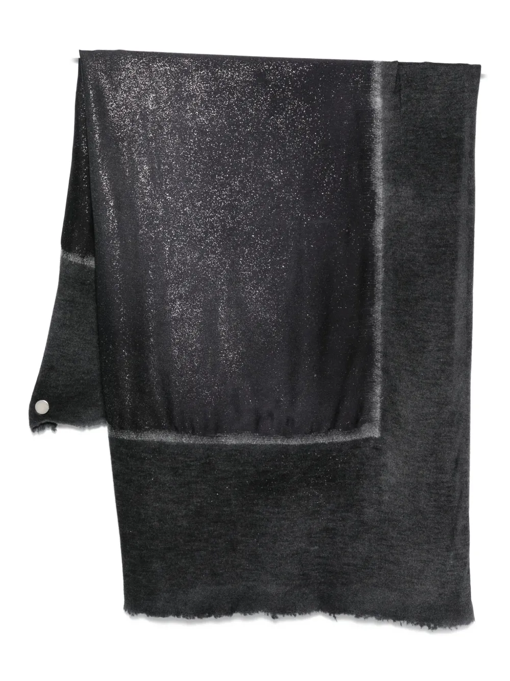 Шарф с бахромой и блестками Avant Toi, серый 
Шарф с бахромой и блестками Avant Toi, серый