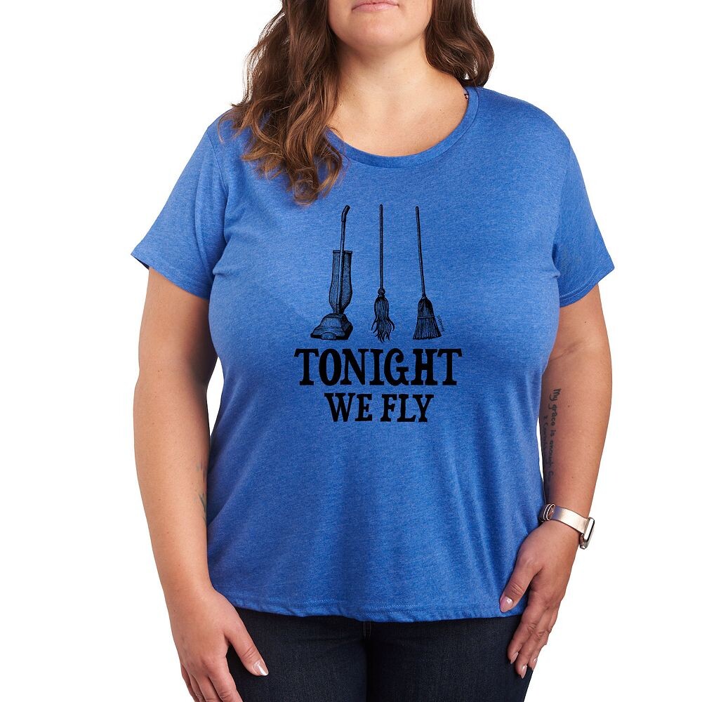 Футболка больших размеров Disney's Hocus Pocus с графическим рисунком Tonight We Fly Licensed Character, синий
Футболка больших размеров Disney's Hocus Pocus с графическим рисунком Tonight We Fly Licensed Character, синий
