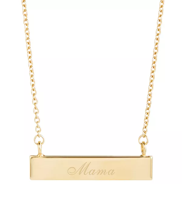 Ожерелье Mama Bar с покрытием из 14-каратного золота Brook & York, gold-plated
Ожерелье Mama Bar с покрытием из 14-каратного золота Brook & York, gold-plated