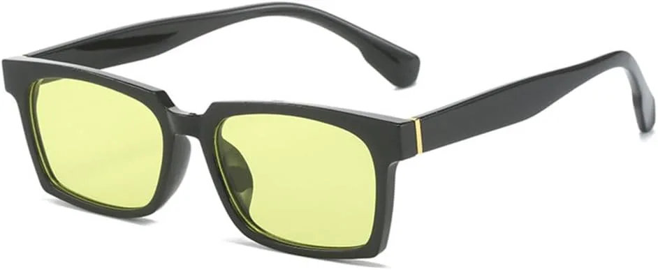 Квадратные солнцезащитные очки для женщин, модные винтажные черные солнцезащитные очки, женские прямоугольные зеркальные очки в стиле ретро MTZJH, Yellow
Квадратные солнцезащитные очки для женщин, модные винтажные черные солнцезащитные очки, женские прямоугольные зеркальные очки в стиле ретро MTZJH, Yellow