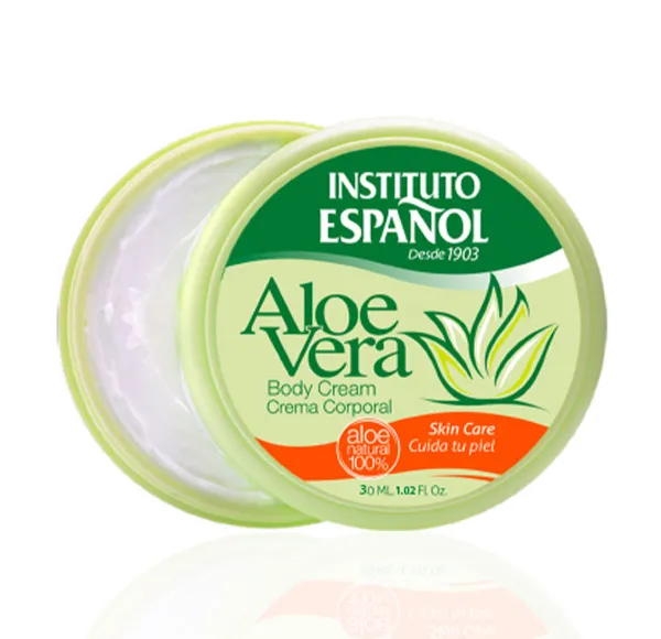 Увлажняющий крем для тела в дорожном размере Aloe Vera Instituto Español, 30 ml
Увлажняющий крем для тела в дорожном размере Aloe Vera Instituto Español, 30 ml