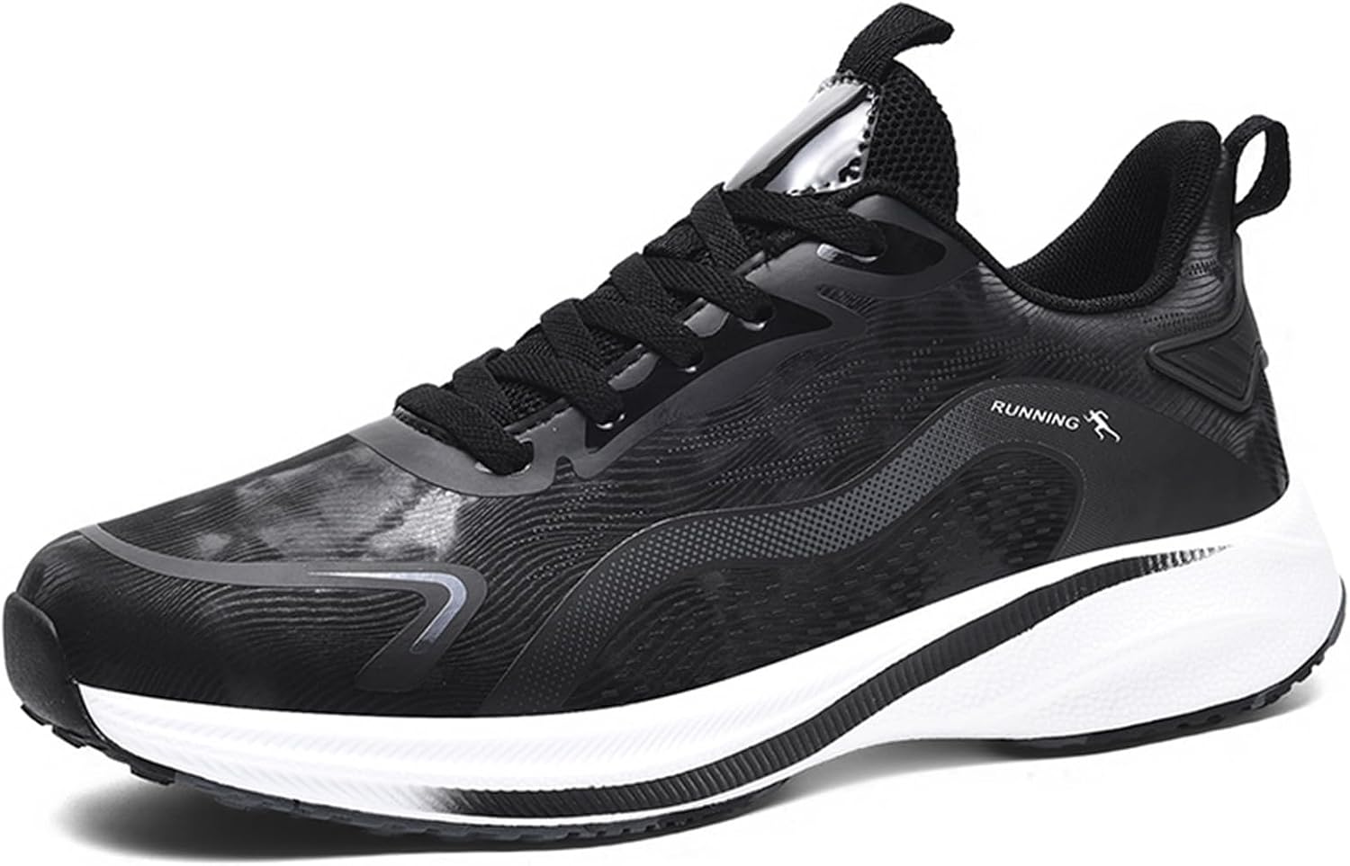 Мужские кроссовки для бега и повседневной носки, спортивные сникерсы, удобные антискользящие ходовые обувь для мужчин Generic, черный
Мужские кроссовки для бега и повседневной носки, спортивные сникерсы, удобные антискользящие ходовые обувь для мужчин Generic, черный