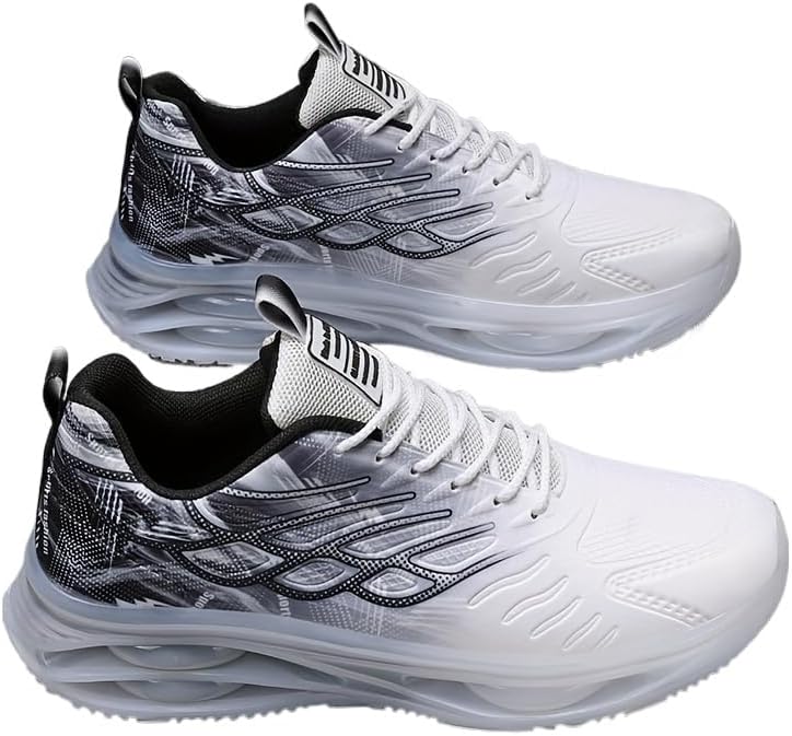 Мужские кроссовки с градиентным цветом и рисунком крыльев, с воздушной подушкой, амортизацией и противоскользящей подошвой, подходят для пробежек на улице, тренировок и путешествий Azttoztto
Мужские кроссовки с градиентным цветом и рисунком крыльев, с воздушной подушкой, амортизацией и противоскользящей подошвой, подходят для пробежек на улице, тренировок и путешествий Azttoztto