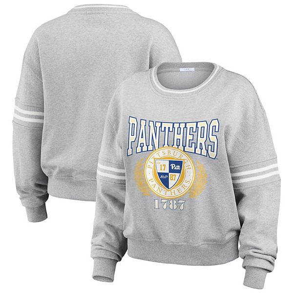 Женский свитер с классической полосой heather gray pitt panthers Wear By Erin Andrews
Женский свитер с классической полосой heather gray pitt panthers Wear By Erin Andrews