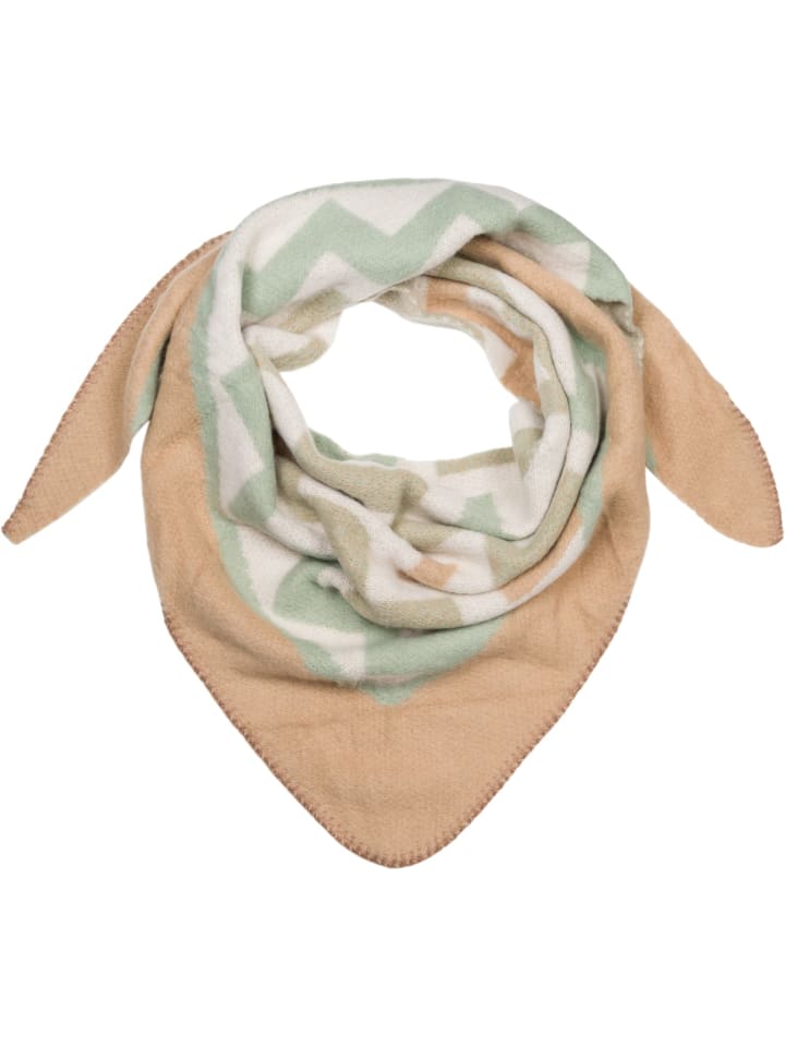 Треугольный шарф-зигзаг бежевого и лаймового цветов styleBREAKER
Треугольный шарф-зигзаг бежевого и лаймового цветов styleBREAKER