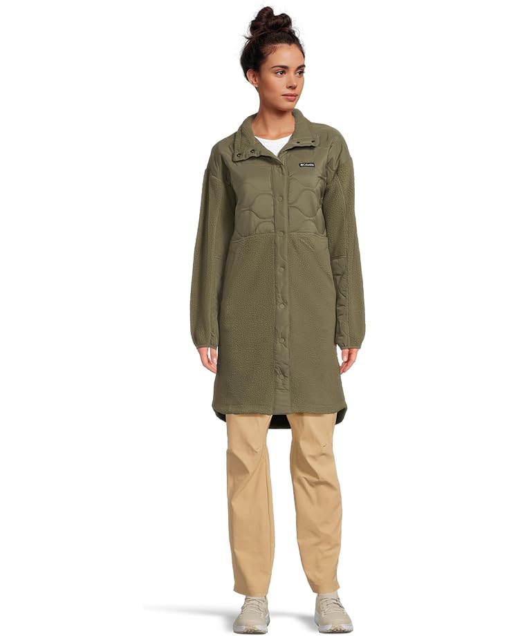 Женское пальто Columbia Cloud Point Long Fleece, Stone Green
Женское пальто Columbia Cloud Point Long Fleece, Stone Green