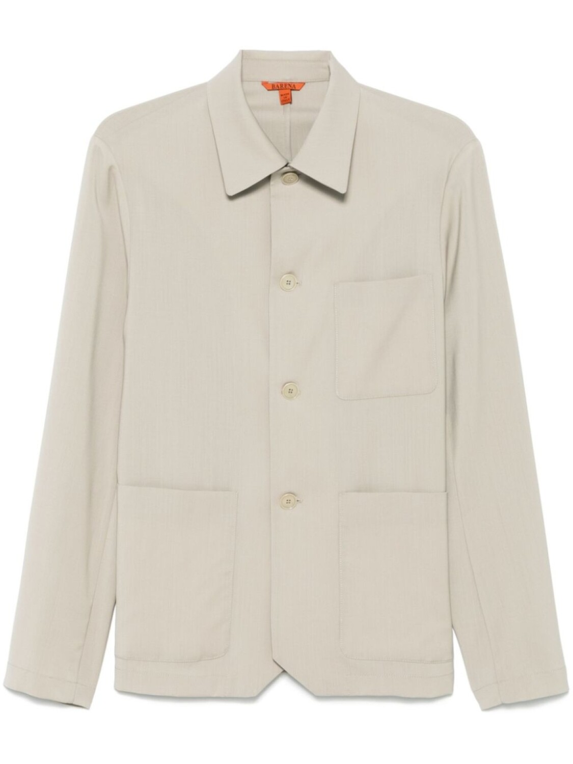 Рубашка из натуральной шерсти Barena, нейтральный цвет
Рубашка из натуральной шерсти Barena, нейтральный цвет