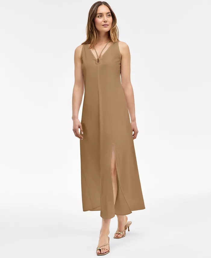 Женское льняное макси-платье с кольцом I.N.C. International Concepts, коричневый/бежевый
Женское льняное макси-платье с кольцом I.N.C. International Concepts, коричневый/бежевый