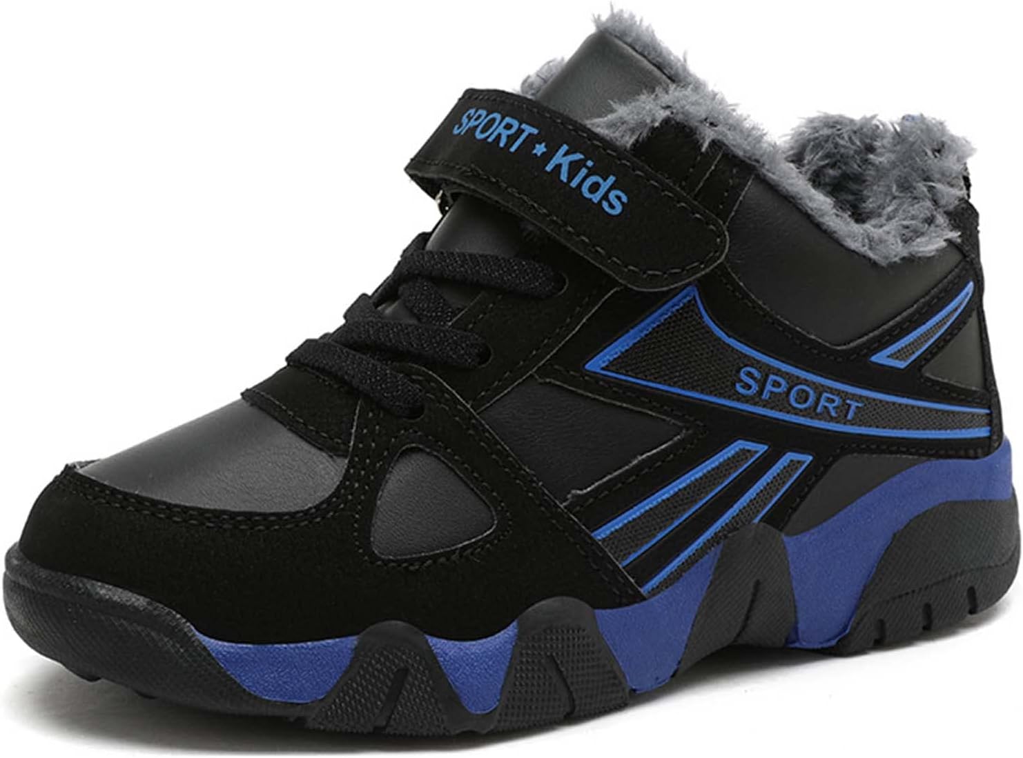 Зимние кроссовки Eliogn Boys с искусственным мехом, ботильоны на щиколотку, унисекс, теплые высокие спортивные туфли для детей (старшие/младшие), Black Blue
Зимние кроссовки Eliogn Boys с искусственным мехом, ботильоны на щиколотку, унисекс, теплые высокие спортивные туфли для детей (старшие/младшие), Black Blue