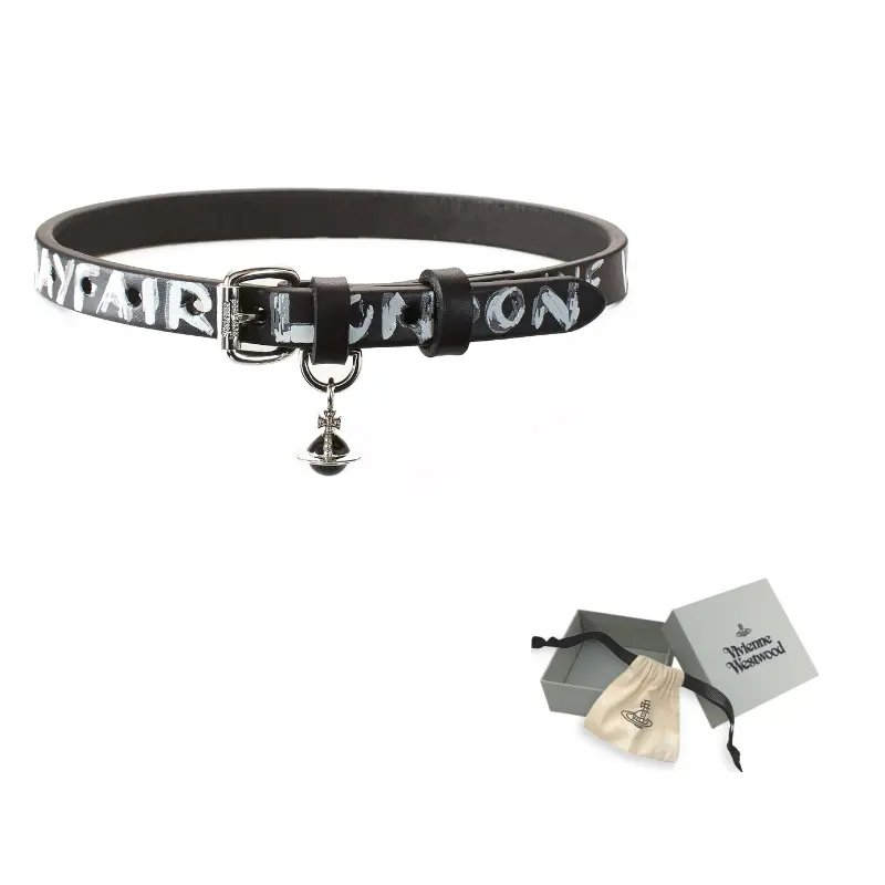 Vivienne Westwood Cow Leather Necklaces Women's Black
Vivienne Westwood Cow Leather Necklaces Women's Black