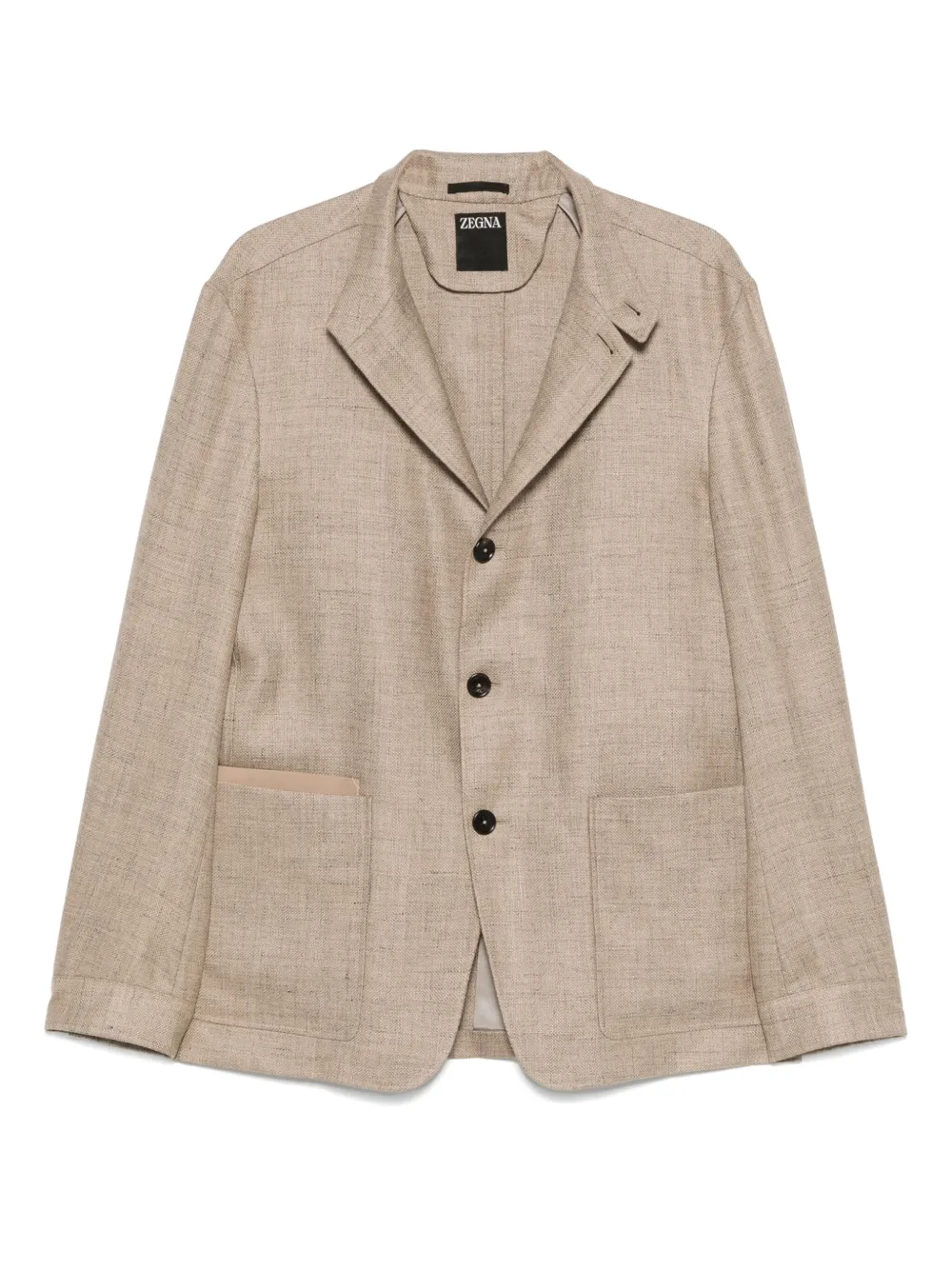 Однобортный пиджак Zegna, коричневый
Однобортный пиджак Zegna, коричневый