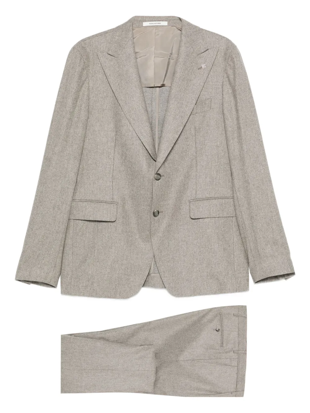Костюм с однобортным пиджаком Tagliatore, серый
Костюм с однобортным пиджаком Tagliatore, серый