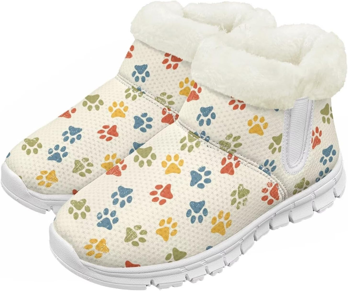 Детские зимние сапоги для девочек, водонепроницаемые, противоскользящие, для холодной погоды, с искусственным мехом, походные ботинки Goronwyfloyd, Colorful Dog Paw
Детские зимние сапоги для девочек, водонепроницаемые, противоскользящие, для холодной погоды, с искусственным мехом, походные ботинки Goronwyfloyd, Colorful Dog Paw