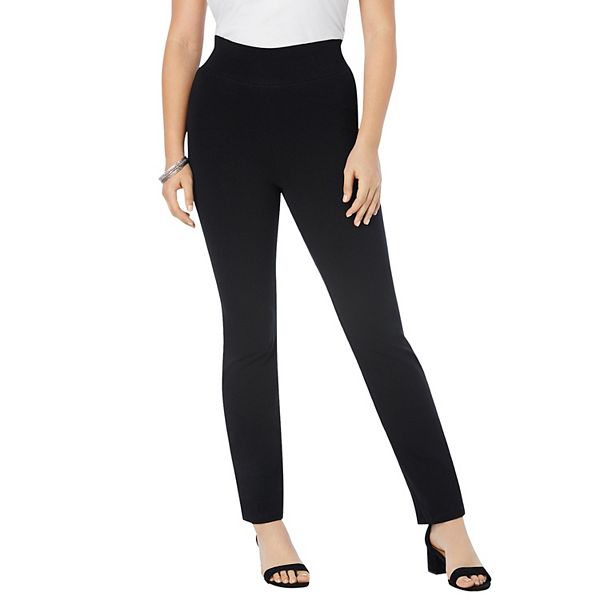 Женские брюки для йоги plus size petite essential stretch Roaman'S, Black
Женские брюки для йоги plus size petite essential stretch Roaman'S, Black