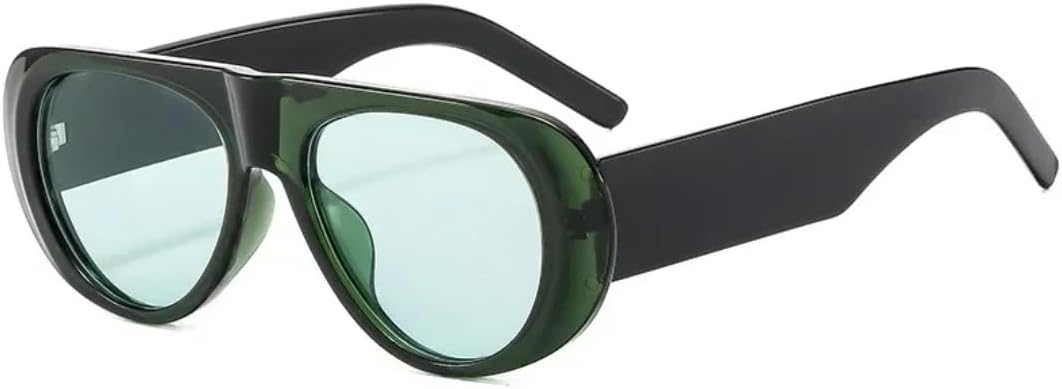 Солнцезащитные очки с защитой UV400 | Чайно-голубые, широкие дужки, цветные линзы | для женщин и мужчин, для занятий спортом на открытом воздухе и вождения DSVIGF, Green Black
Солнцезащитные очки с защитой UV400 | Чайно-голубые, широкие дужки, цветные линзы | для женщин и мужчин, для занятий спортом на открытом воздухе и вождения DSVIGF, Green Black