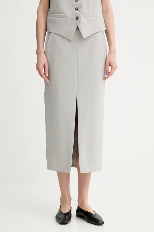 Шерстяная юбка Mantel Day Birger Et Mikkelsen, серый
Шерстяная юбка Mantel Day Birger Et Mikkelsen, серый