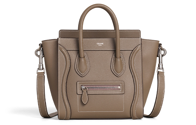 Классическая женская сумка через плечо из телячьей кожи мышиного серого цвета CELINE
Классическая женская сумка через плечо из телячьей кожи мышиного серого цвета CELINE