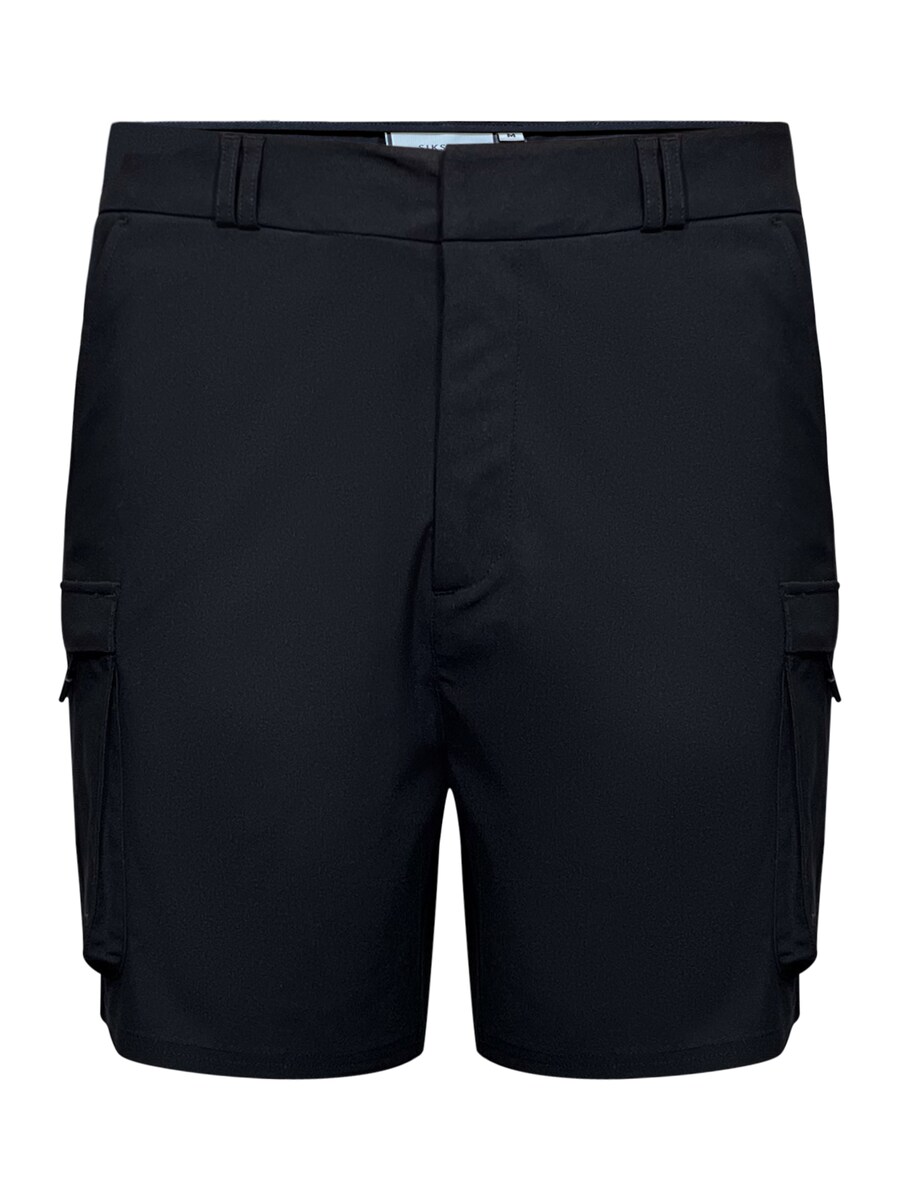 Обычные брюки-карго SikSilk, черный
Обычные брюки-карго SikSilk, черный