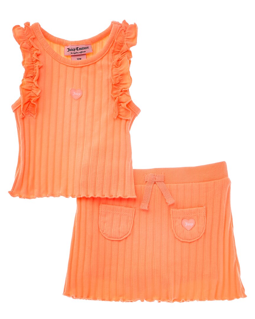 Juicy Couture Комплект из двух предметов: топ и самокат, оранжевый
Juicy Couture Комплект из двух предметов: топ и самокат, оранжевый