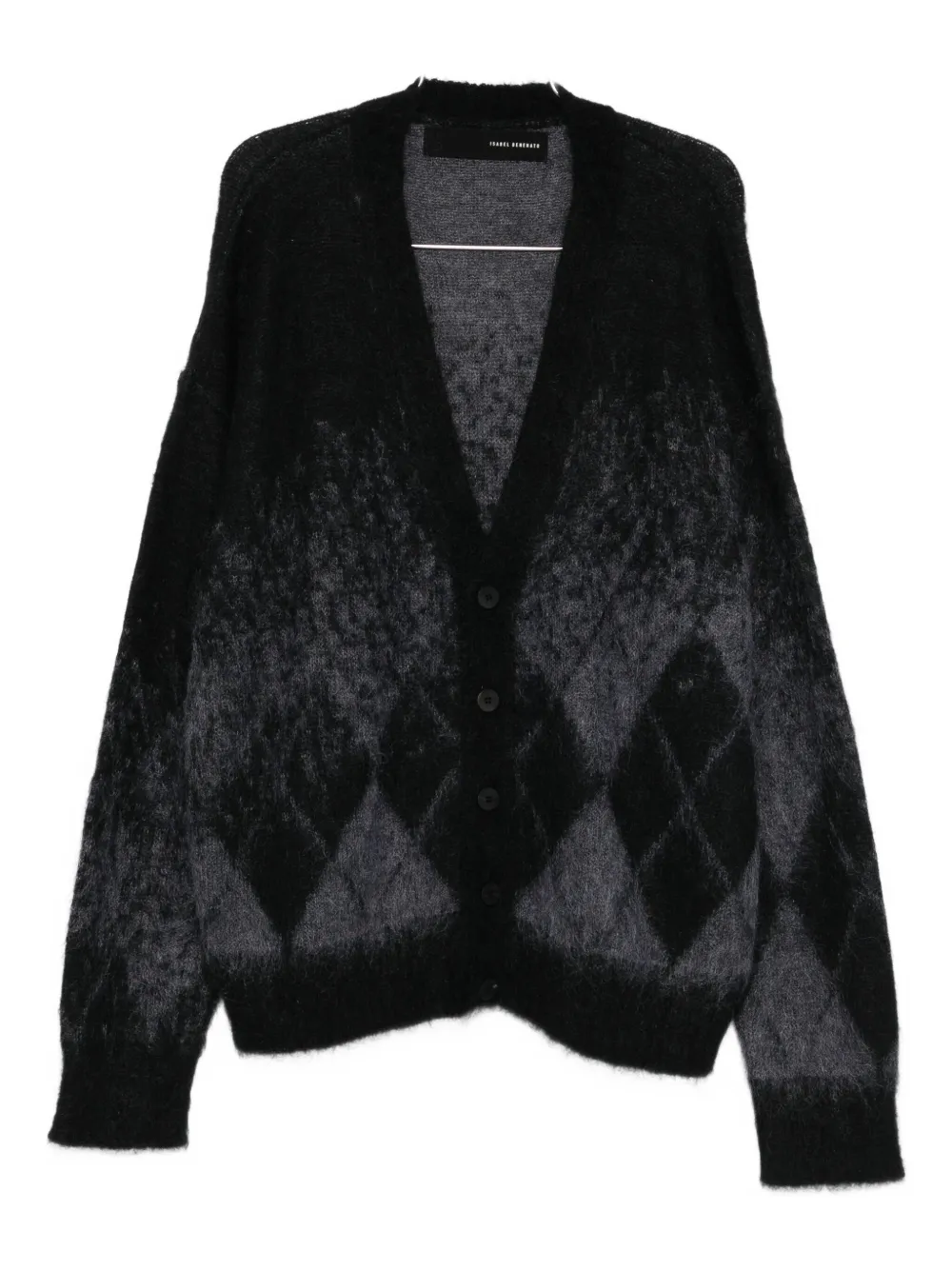Кардиган с узором аргайл Isabel Benenato, черный
Кардиган с узором аргайл Isabel Benenato, черный