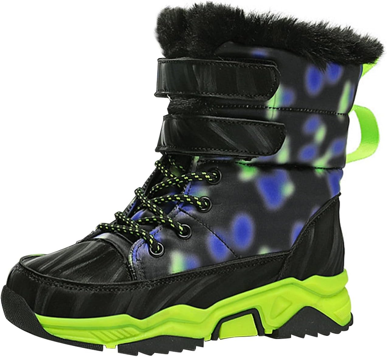 Детские зимние сапоги для мальчиков и девочек, водонепроницаемые, теплые, с антискользящей подошвой, средней высоты, с искусственным мехом и утепленные, для маленьких и больших детей Generic, зеленый
Детские зимние сапоги для мальчиков и девочек, водонепроницаемые, теплые, с антискользящей подошвой, средней высоты, с искусственным мехом и утепленные, для маленьких и больших детей Generic, зеленый