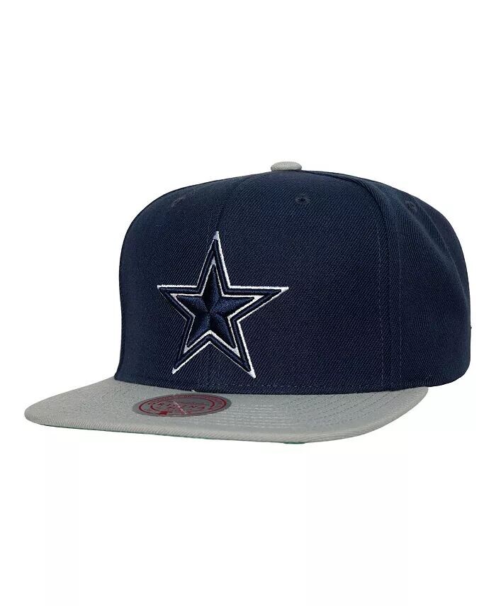 Мужская двухцветная бейсболка Snapback темно-синего и серебристого цвета Dallas Cowboys Team Mitchell & Ness
Мужская двухцветная бейсболка Snapback темно-синего и серебристого цвета Dallas Cowboys Team Mitchell & Ness
