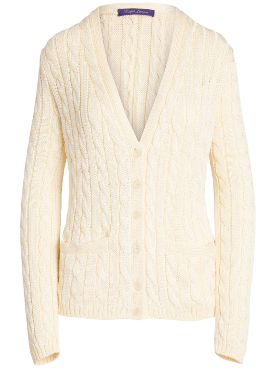 Кардиган с V-образным вырезом из коллекции Ralph Lauren Ralph Lauren Collection, нейтральный
Кардиган с V-образным вырезом из коллекции Ralph Lauren Ralph Lauren Collection, нейтральный